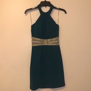 Speechless Dark Green Dress